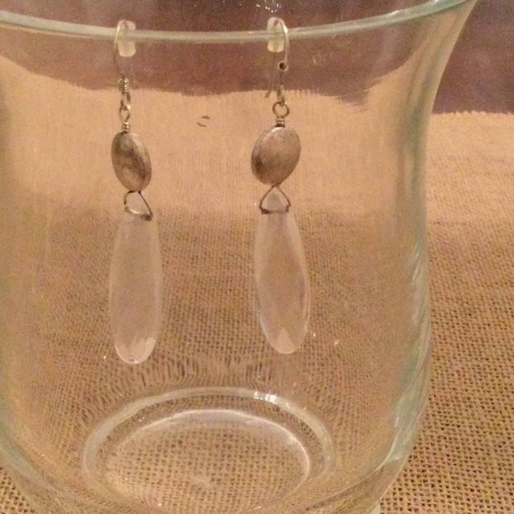 Sterling silver w/ clear stone